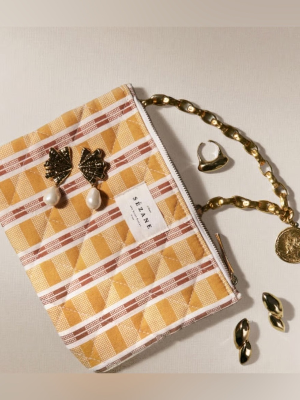 NEW Sezane Pouch Bag